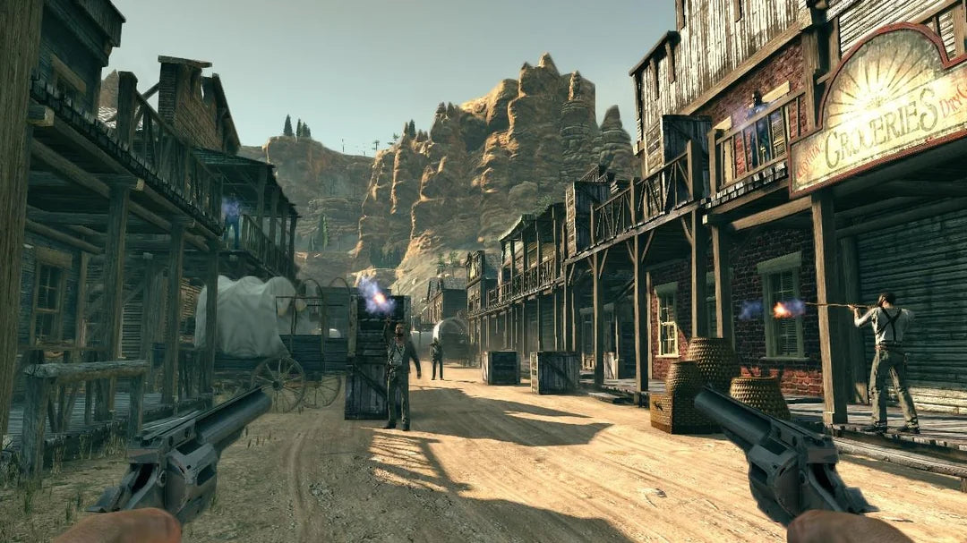 Call of Juarez Bound in Blood Xbox 360 first-person shooter Western action video game with co-op campaign and historical weapons gameplay screenshot