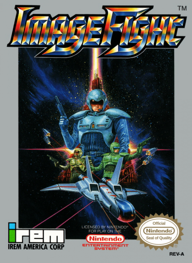 Image Fight [In Box] cover art for Nintendo Entertainment System (NES) retro video game