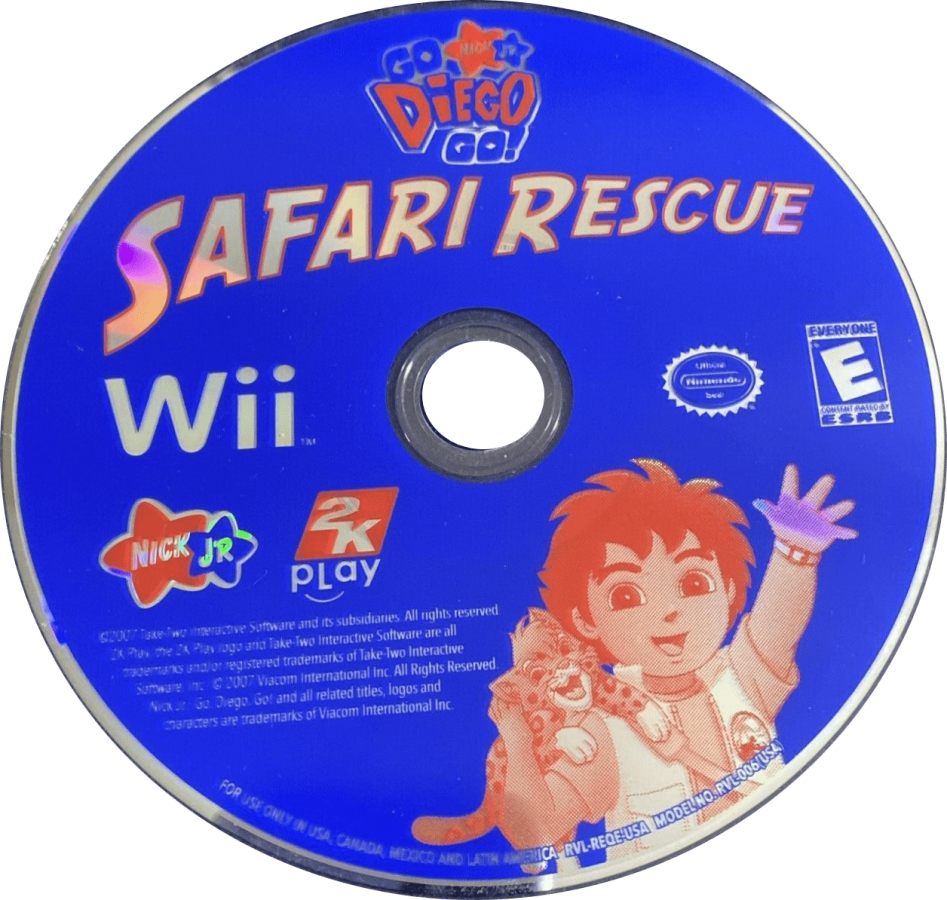 Go, Diego, Go: Safari Rescue – Nintendo Wii (Wii) educational adventure platformer disc for video game