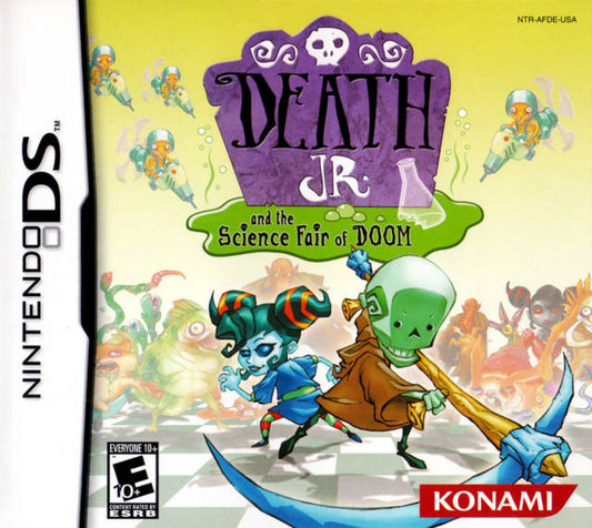 Death Jr & the Science Fair of Doom cover art for Nintendo DS (DS) video game