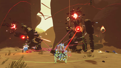 Risk of Rain 2 for PlayStation 4 (PS4) at Gamers INC, featuring frantic co-op roguelike action in full 3D where you battle escalating hordes, stack outrageous item combos, and fight to survive on a mysterious alien planet with endlessly scaling difficulty gameplay screenshot