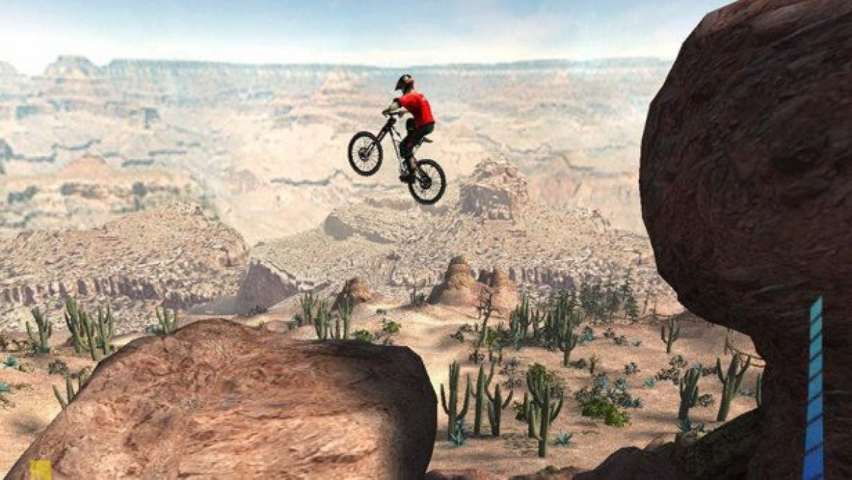 Mountain Bike Adrenaline – PlayStation 2 (PS2) mountain biking racing video game gameplay