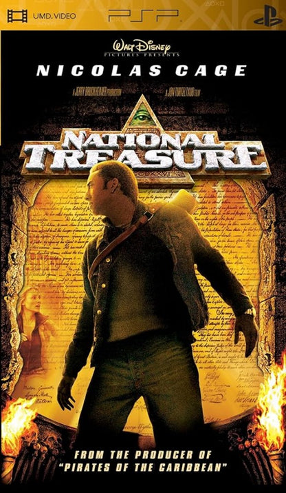 National Treasure [PSP Movie] cover art for PlayStation Portable (PSP) video game