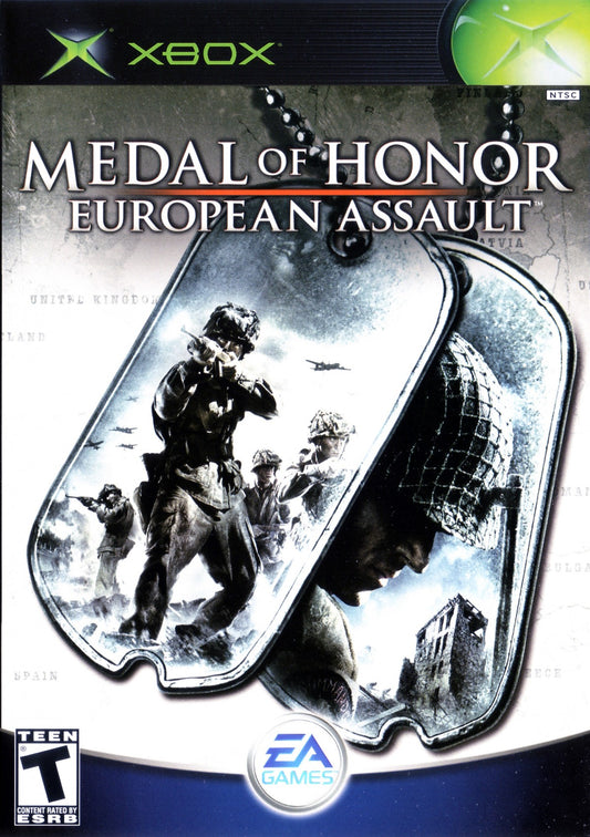 Medal of Honor European Assault game featuring WWII first-person shooter action, immersive historical battles, and cinematic combat missions cover art