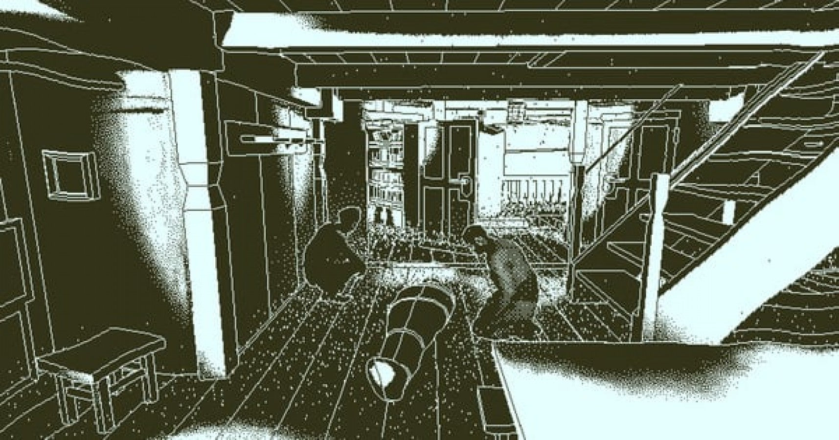 Return of the Obra Dinn Nintendo Switch inspired design featuring mystery adventure investigation aesthetic deduction based gameplay lost merchant ship narrative monochromatic art style intricate puzzle solving atmospheric storytelling presentation gameplay 