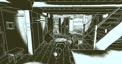 Return of the Obra Dinn Nintendo Switch inspired design featuring mystery adventure investigation aesthetic deduction based gameplay lost merchant ship narrative monochromatic art style intricate puzzle solving atmospheric storytelling presentation gameplay 