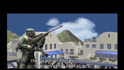 Time Crisis 3 – PlayStation 2 (PS2) video game gameplay, on-rails light gun shooter.