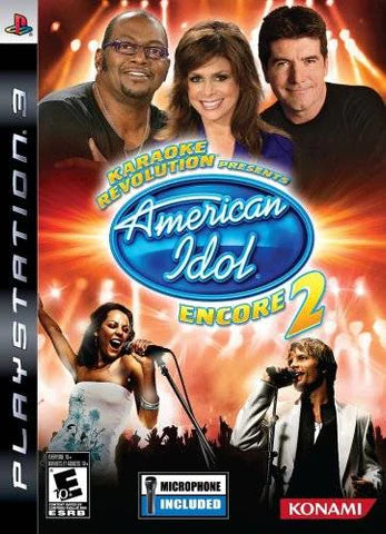 Karaoke Revolution American Idol Encore 2 cover art for PlayStation 3 (PS3) video game