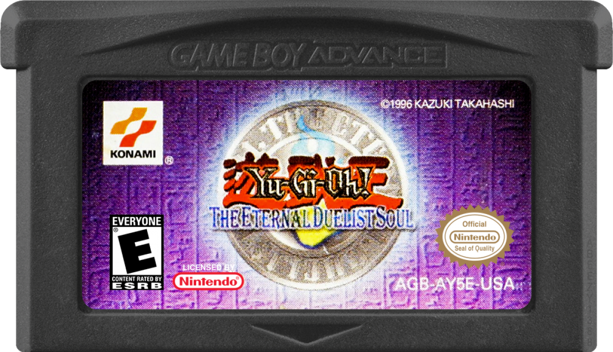 Yu-Gi-Oh!: Eternal Duelist game cartridge for Game Boy Advance (GBA) video game