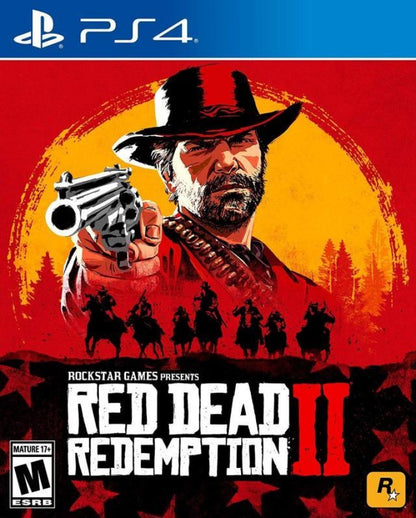 Red Dead Redemption 2 – PlayStation 4 (PS4) video game cover image, open-world action-adventure