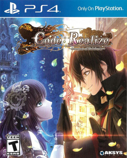 Code: Realize Bouquet of Rainbows – PlayStation 4 (PS4) video game cover image, otome/visual novel by Idea Factory