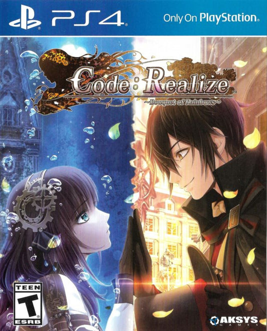 Code: Realize Bouquet of Rainbows – PlayStation 4 (PS4) video game cover image, otome/visual novel by Idea Factory