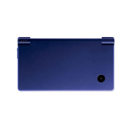 Metallic blue Nintendo DSi handheld gaming console for portable Nintendo games.