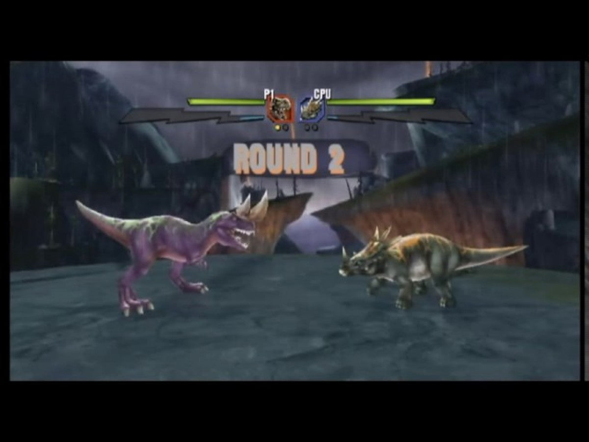 Battle of Giants Dinosaurs Strike gameplay art for Nintendo Wii (Wii) video game