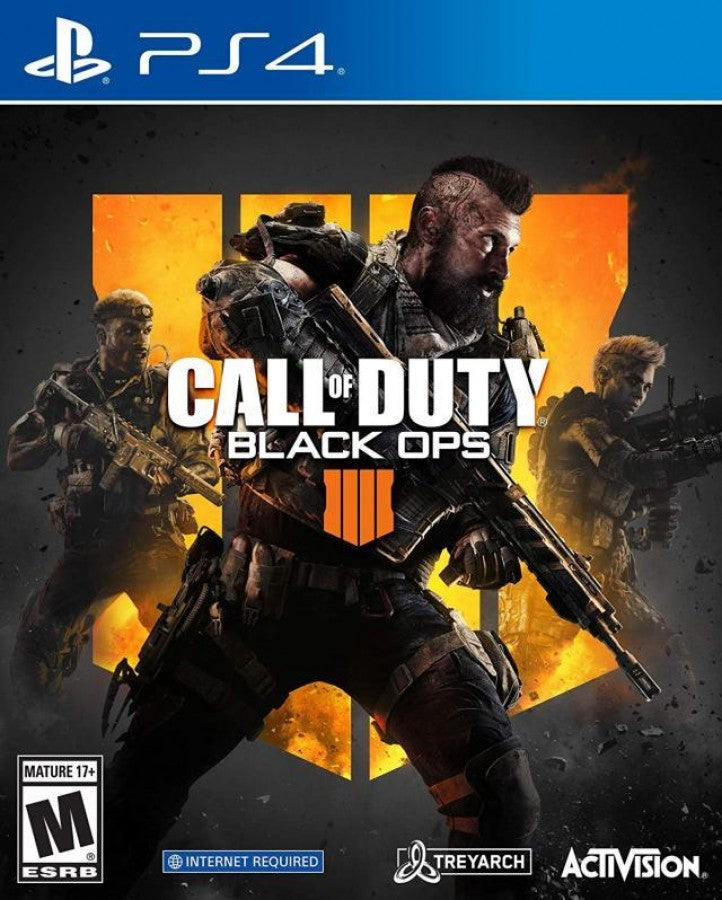 Call of Duty: Black Ops 4 cover art for PlayStation 4 (PS4) video game