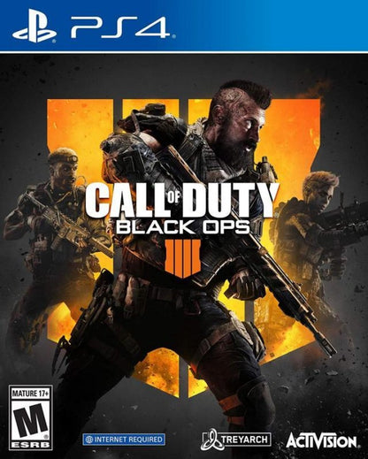 Call of Duty: Black Ops 4 cover art for PlayStation 4 (PS4) first-person shooter video game