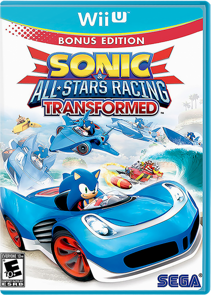 Sonic & All-Stars Racing Transformed cover art for Nintendo Wii U (WiiU) video game