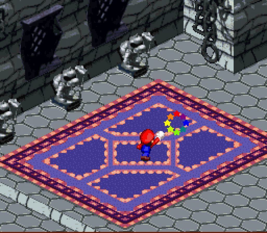 Super Mario RPG gameplay image for Super Nintendo Entertainment System (SNES) retro video game