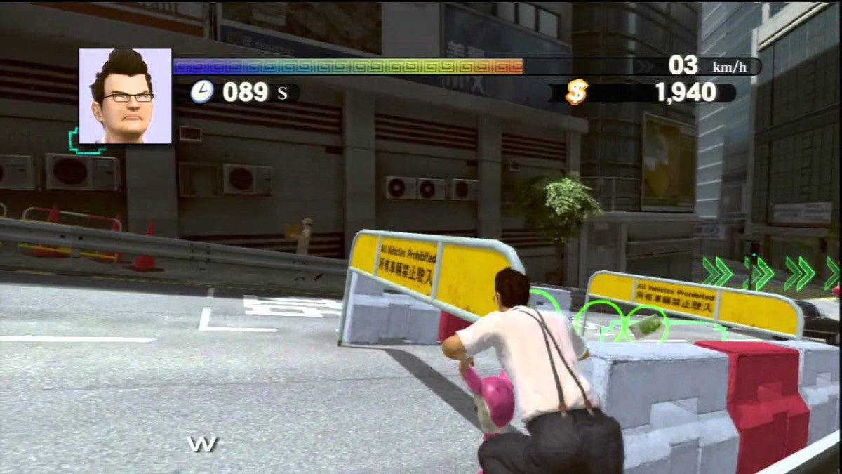 Kung Fu Rider video game, action adventure, motion-controlled gameplay, arcade-style combat, fast-paced console title gameplay