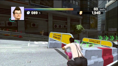 Kung Fu Rider video game, action adventure, motion-controlled gameplay, arcade-style combat, fast-paced console title gameplay