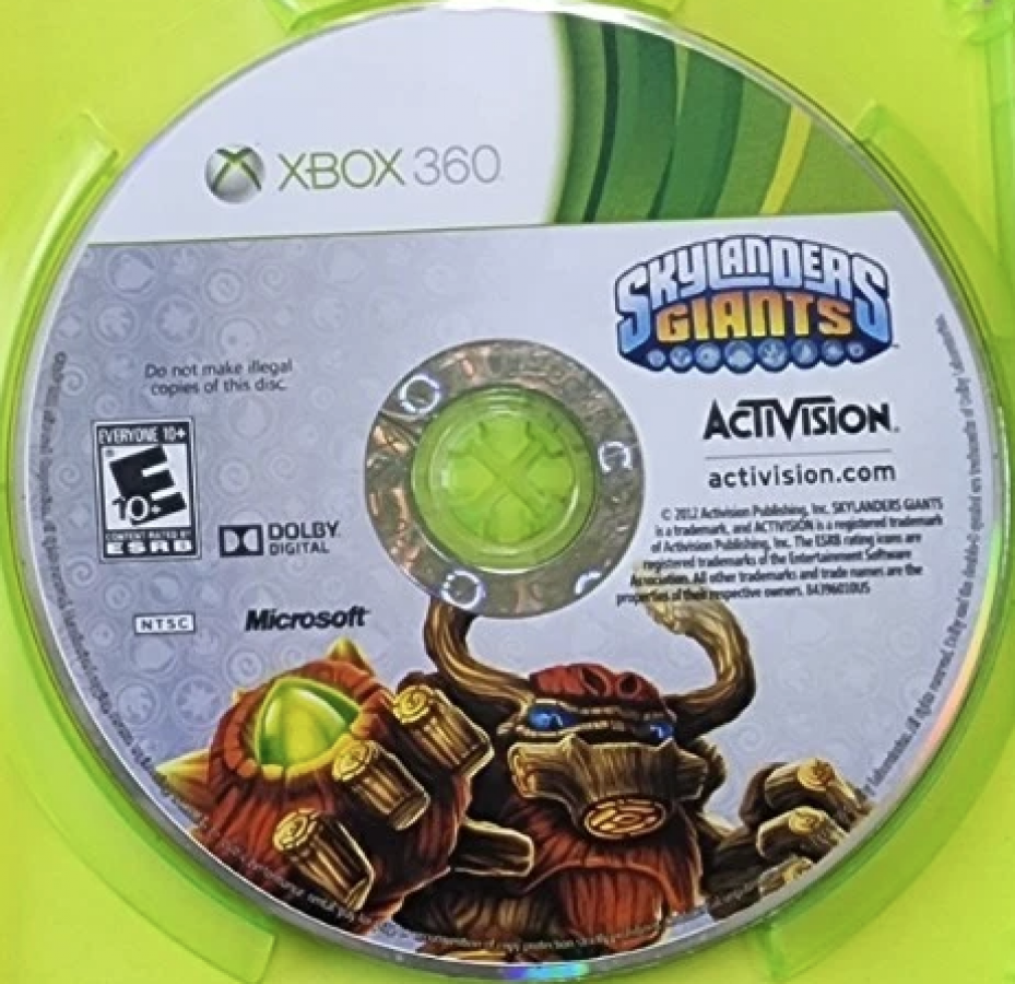 Skylanders: Giants disc for Xbox 360 (X360) action-adventure toys-to-life video game