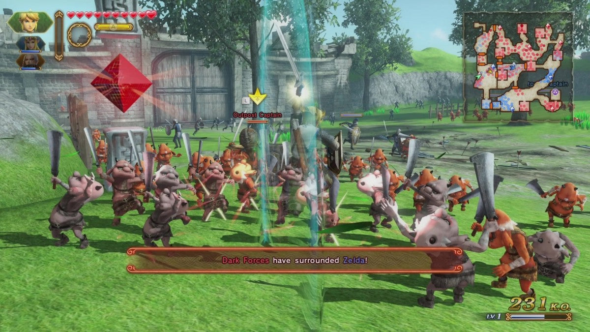 Hyrule Warriors Definitive Edition gameplay image for Nintendo Switch action game
