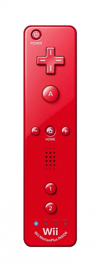 OEM Wii Remote MotionPlus Red Nintendo accessory