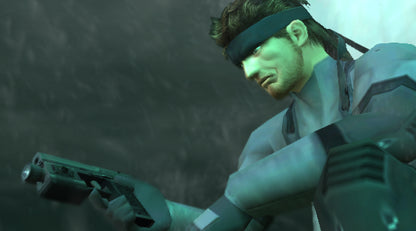 Metal Gear Solid 2 Substance PS2 Sony PlayStation 2 stealth action game tactical espionage gameplay Hideo Kojima Solid Snake Raiden infiltration missions stealth mechanics cinematic story enhanced edition extra missions VR training retro gaming PlayStation 2 software video game title gameplay