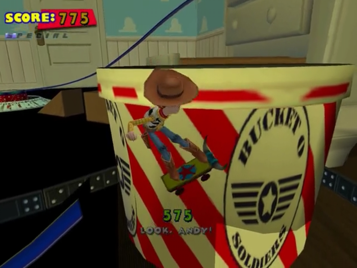 Disney's Extreme Skate Adventure gameplay for GameCube (GC) skateboarding sports video game