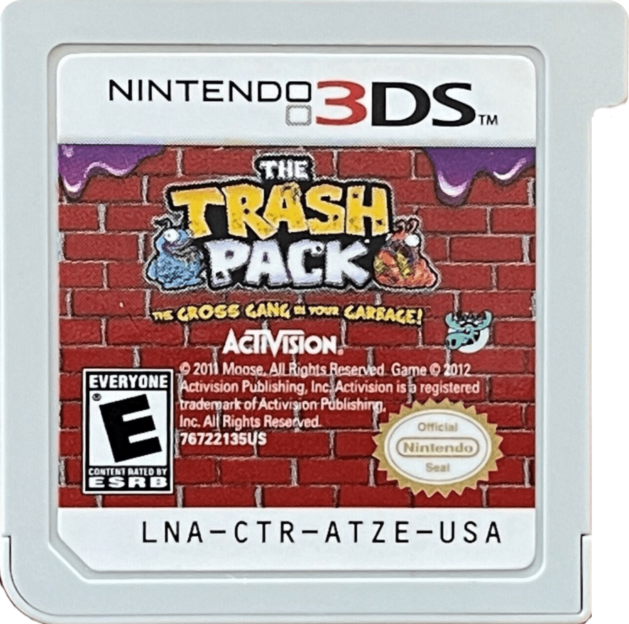 The Trash Pack cartridge for Nintendo 3DS (3DS) action puzzle video game