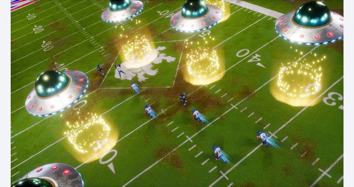 Wild Card Football gameplay image for Nintendo Switch (NS) video game