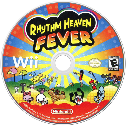 Rhythm Heaven Fever – Nintendo Wii (Wii) rhythm music mini-game video game disc