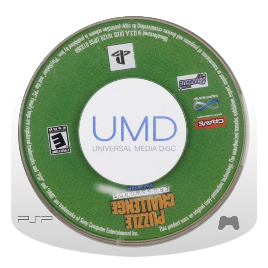 Puzzle Challenge: Crosswords and More disc for PlayStation Portable (PSP) puzzle and word game