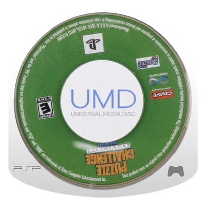 Puzzle Challenge: Crosswords and More disc for PlayStation Portable (PSP) puzzle and word game
