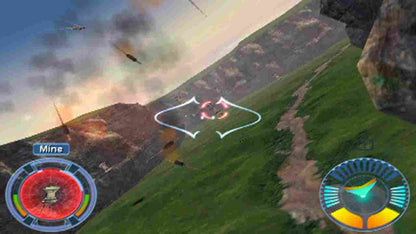 Star Wars: Starfighter – PlayStation 2 (PS2) video game gameplay, space combat action.