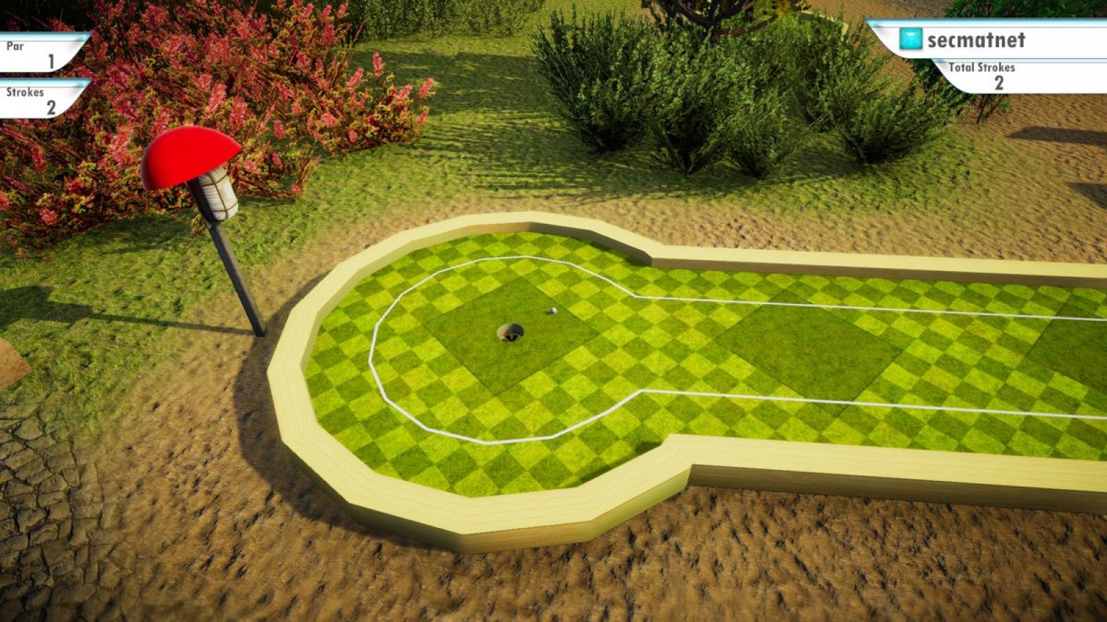 3D Mini Golf gameplay for PlayStation 4 (PS4) sports mini golf game