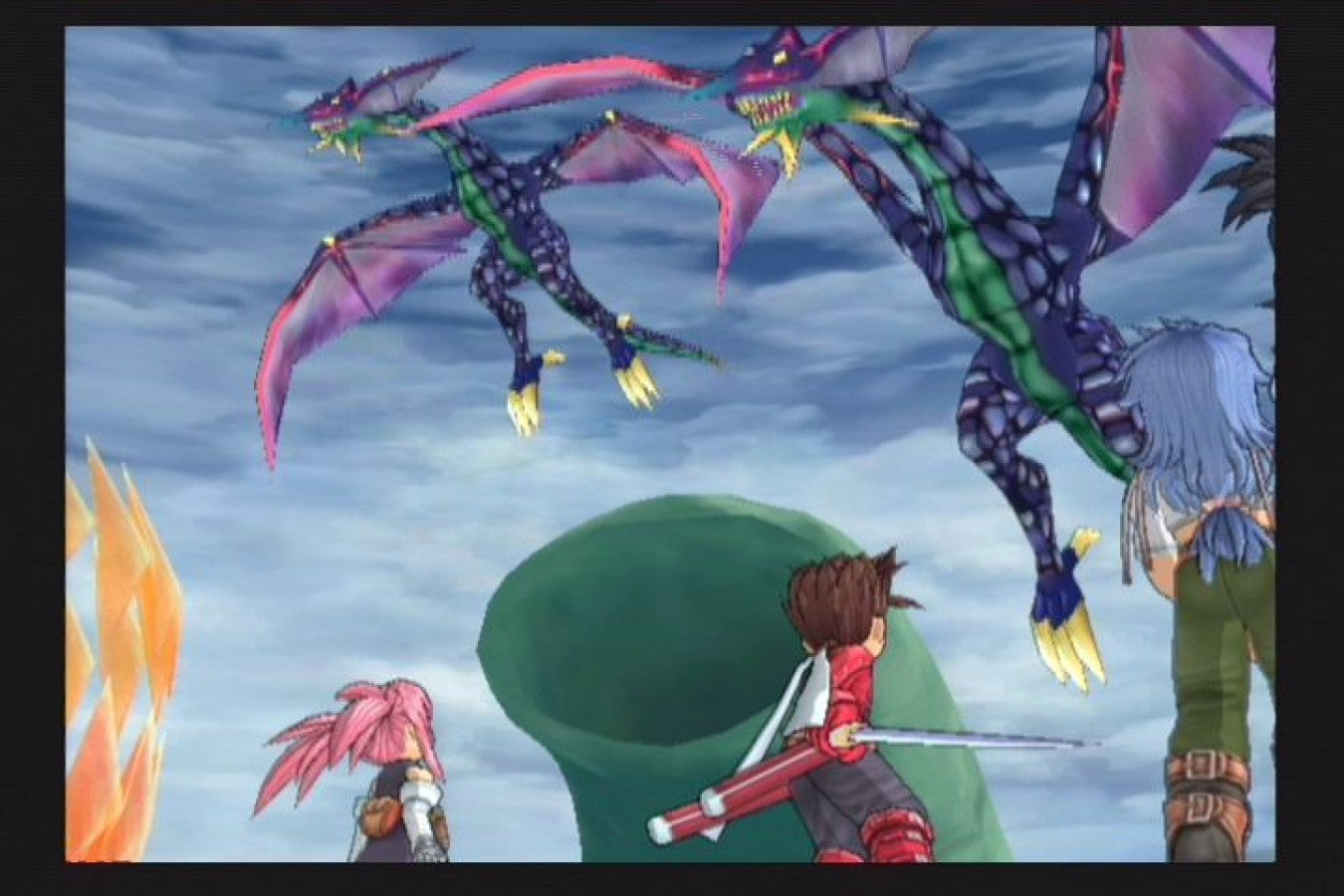 Tales of Symphonia gameplay for Nintendo GameCube (GC) fantasy JRPG adventure video game