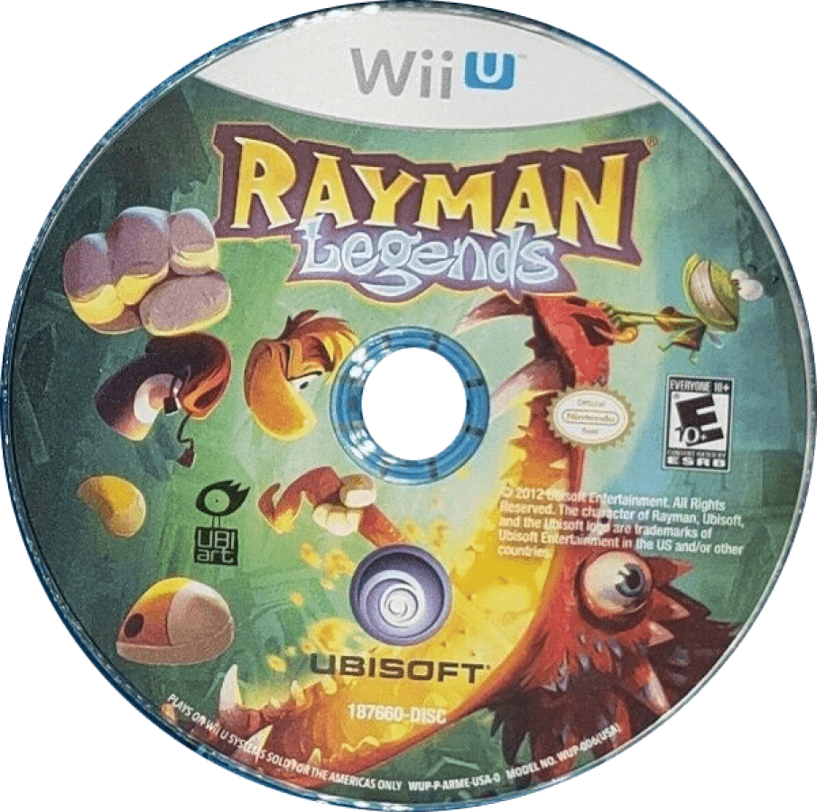 Rayman Legends – Nintendo Wii U (WiiU) action platformer disc for video game