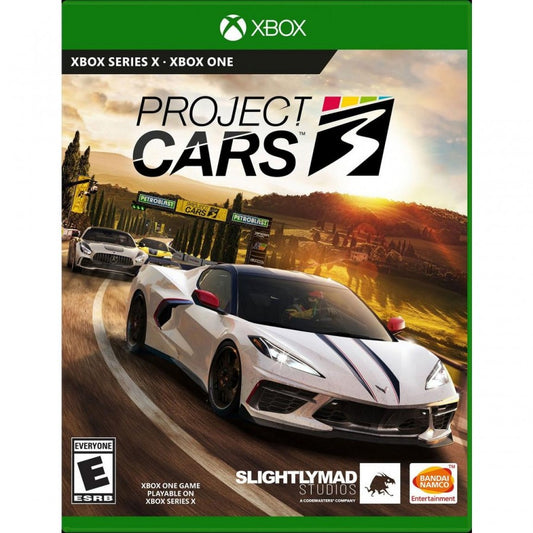Project Cars 3 cover art for Xbox Series X (XSX) video game
