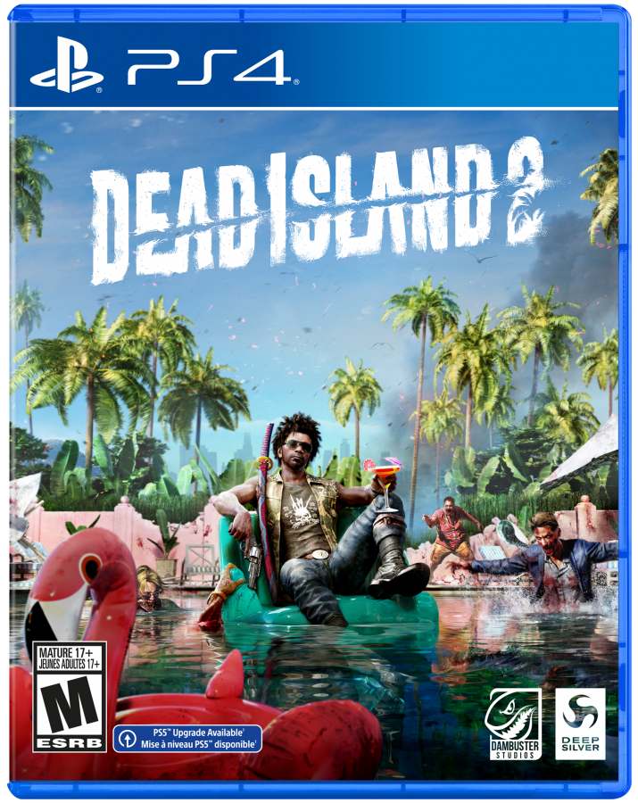 Dead Island 2 PlayStation 4 PS4 for action horror video game fans featuring zombie survival gameplay intense melee combat open world exploration weapon crafting gruesome undead battles character abilities chaotic California setting dark humor and cinematic adventure collectible gaming appeal front cover art