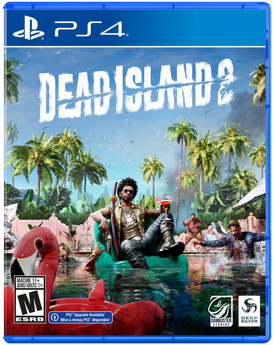 Dead Island 2 PlayStation 4 PS4 for action horror video game fans featuring zombie survival gameplay intense melee combat open world exploration weapon crafting gruesome undead battles character abilities chaotic California setting dark humor and cinematic adventure collectible gaming appeal front cover art
