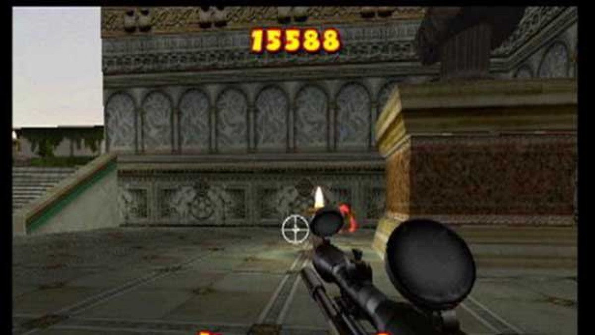 Serious Sam Next Encounter PlayStation 2 retro video game first person shooter gameplay (2004)