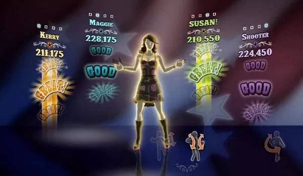 Country Dance gameplay art for Nintendo Wii (Wii) video game