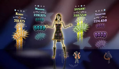 Country Dance gameplay art for Nintendo Wii (Wii) video game