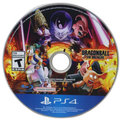 Dragon Ball: The Breakers – PlayStation 4 (PS4) video game disc, online survival action by Bandai Namco Entertainment