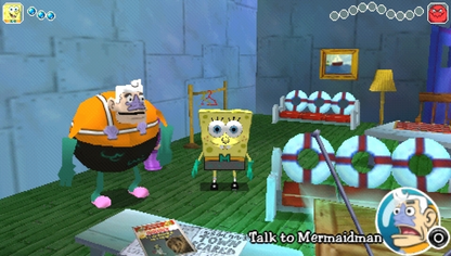 SpongeBob SquarePants: The Yellow Avenger gameplay for PlayStation Portable (PSP) action-adventure game
