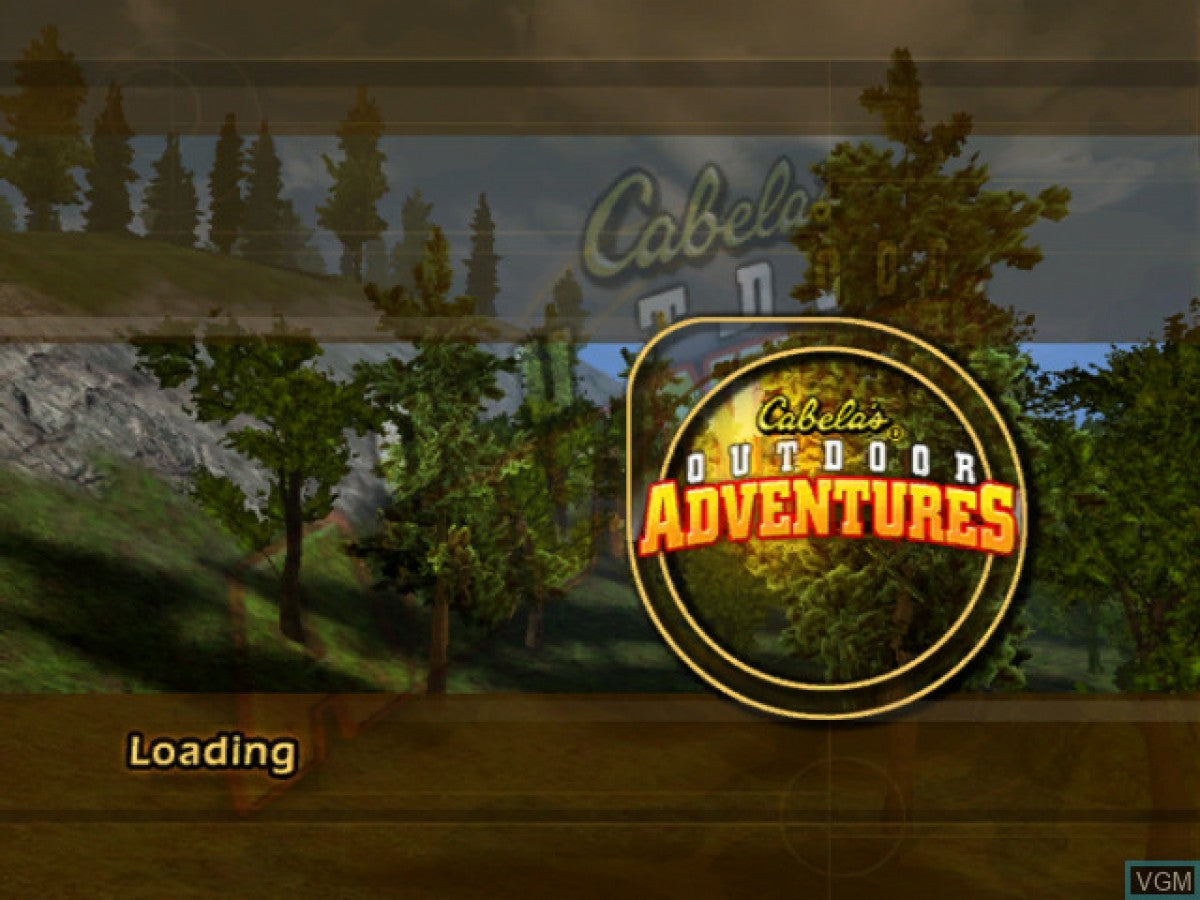 Cabela's Outdoor Adventures loading screen for Xbox (XBOX) video game