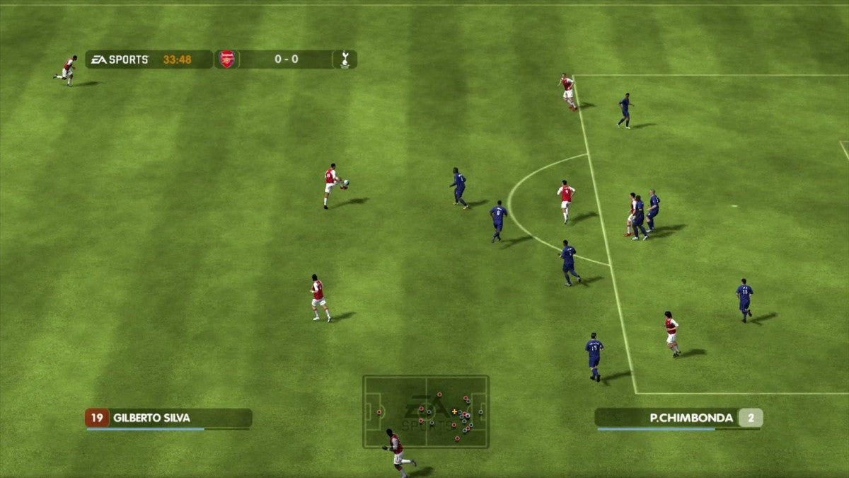FIFA 08 Soccer gameplay for Xbox 360 (X360) sports soccer video game