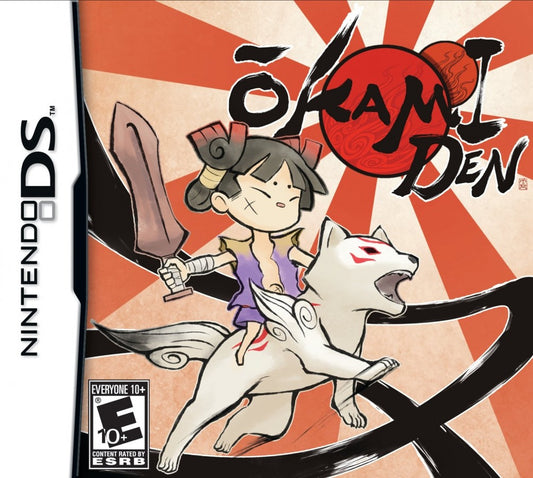 Okami Den cover art for Nintendo DS (DS) video game