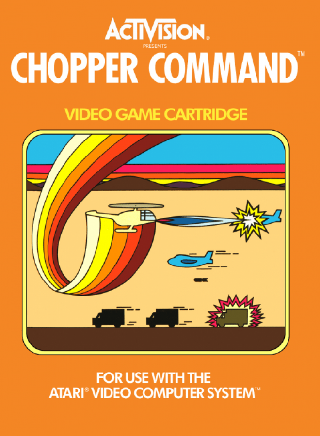 Chopper Command cover art for Atari 2600 video game